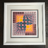 Pink Composition Limited Edition Print by Victor Vasarely - 1 Pink Composition Limited Edition Print by Victor Vasarely - 1