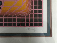 Pink Composition Limited Edition Print by Victor Vasarely - 2 Pink Composition Limited Edition Print by Victor Vasarely - 2