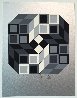 Composition Silver 1980 Limited Edition Print by Victor Vasarely - 1