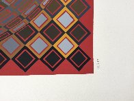 Teke 1970 Limited Edition Print by Victor Vasarely - 2 Teke 1970 Limited Edition Print by Victor Vasarely - 2