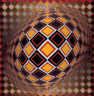 Teke 1970 Limited Edition Print by Victor Vasarely - 0 Teke 1970 Limited Edition Print by Victor Vasarely - 0