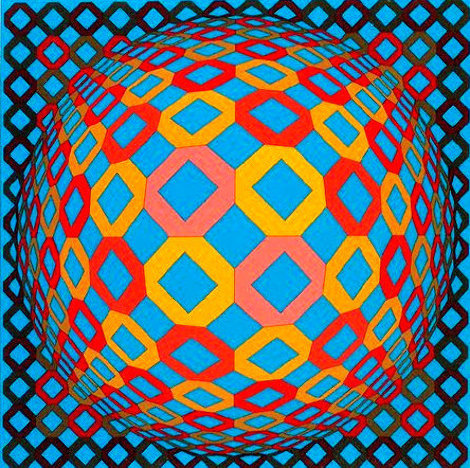 Bez Tzyulur 1974 (Early) Limited Edition Print - Victor Vasarely