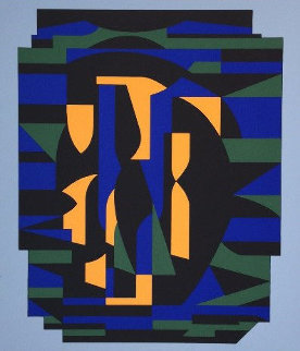Ion Album - Risir AP 1989 Limited Edition Print - Victor Vasarely Ion Album - Risir AP 1989 Limited Edition Print - Victor Vasarely