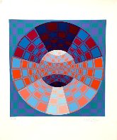 Pixis 1980 Limited Edition Print by Victor Vasarely - 1 Pixis 1980 Limited Edition Print by Victor Vasarely - 1
