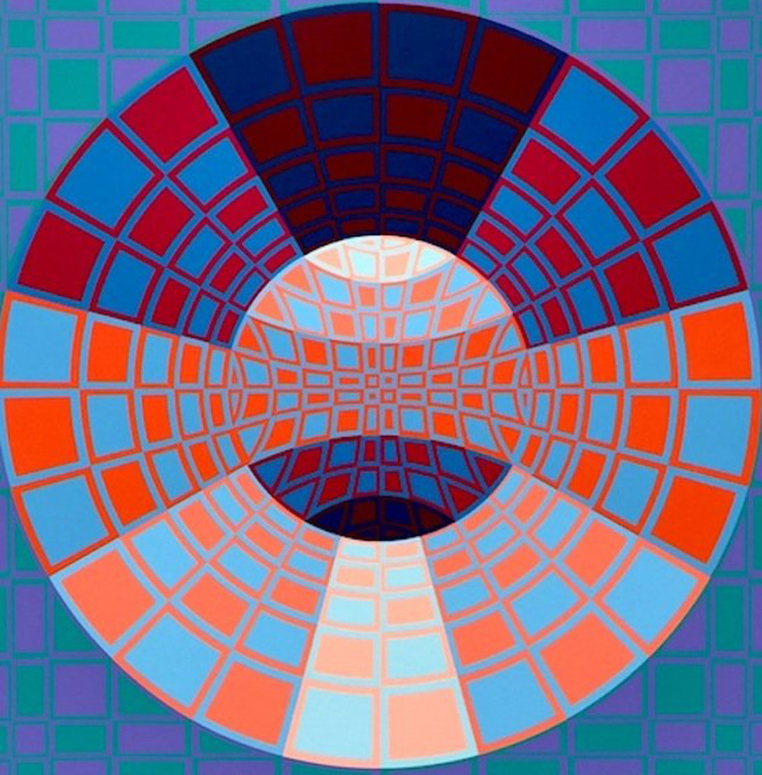 Pixis 1980 Limited Edition Print by Victor Vasarely Pixis 1980 Limited Edition Print by Victor Vasarely