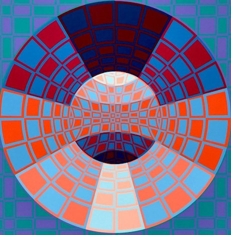 Pixis 1980 Limited Edition Print - Victor Vasarely