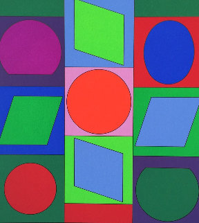 Zaphir 1970 (Early) Limited Edition Print - Victor Vasarely Zaphir 1970 (Early) Limited Edition Print - Victor Vasarely