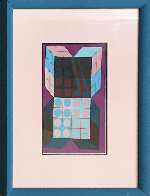 Untitled - Mauve 1985 37x25 Works on Paper (not prints) by Victor Vasarely - 2 Untitled - Mauve 1985 37x25 Works on Paper (not prints) by Victor Vasarely - 2