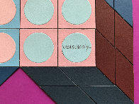 Untitled - Mauve 1985 37x25 Works on Paper (not prints) by Victor Vasarely - 3 Untitled - Mauve 1985 37x25 Works on Paper (not prints) by Victor Vasarely - 3