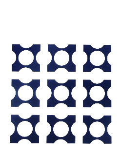 Blue: Album I Suite 1959 (Early) Limited Edition Print - Victor Vasarely Blue: Album I Suite 1959 (Early) Limited Edition Print - Victor Vasarely