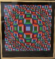 Untitled Print Limited Edition Print by Victor Vasarely - 1 Untitled Print Limited Edition Print by Victor Vasarely - 1