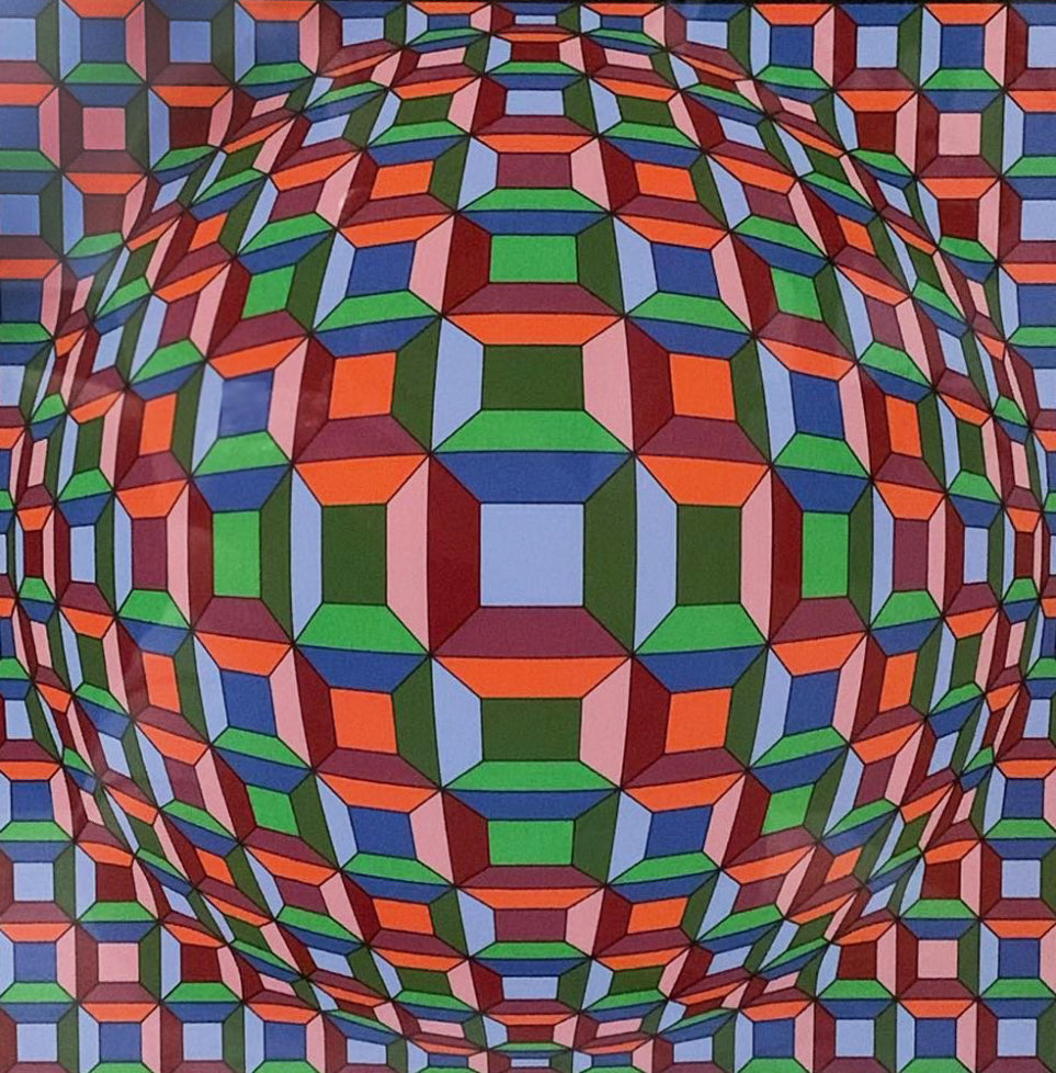 Untitled Print by Victor Vasarely