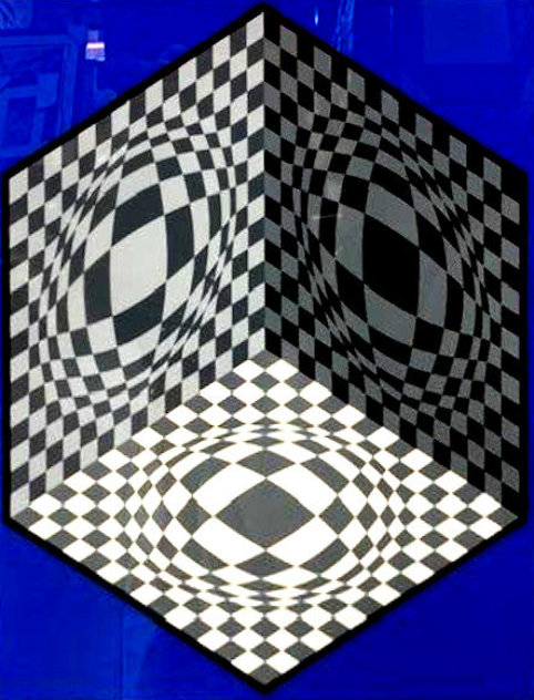 Cubic Relationships 1982 Limited Edition Print by Victor Vasarely