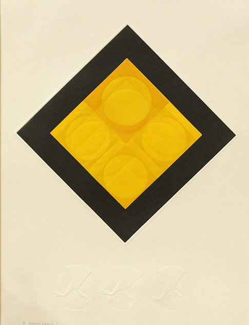 Untitled Serigraph AP 1960 (Early) Limited Edition Print by Victor Vasarely