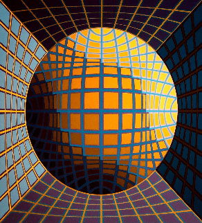 Untitled Serigraph  Limited Edition Print - Victor Vasarely