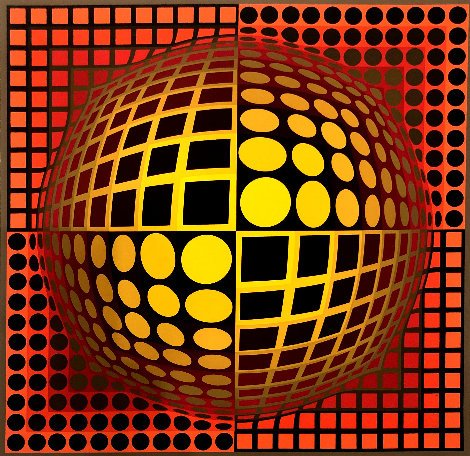 Domo Limited Edition Print - Victor Vasarely