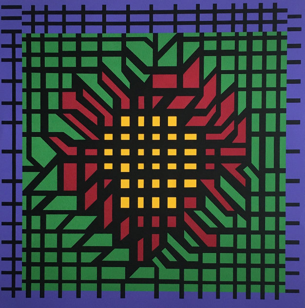 Katzag 1998 Limited Edition Print by Victor Vasarely