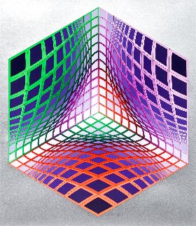 Test Tarka 1992 Limited Edition Print - Victor Vasarely Test Tarka 1992 Limited Edition Print - Victor Vasarely