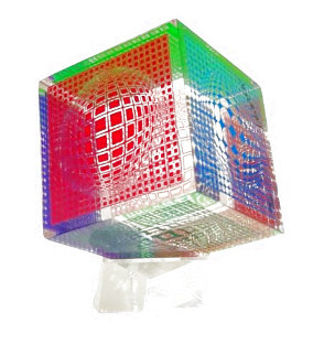 Oltar Zoelo Acrylic Glass Sculpture 1970 7 in Sculpture - Victor Vasarely Oltar Zoelo Acrylic Glass Sculpture 1970 7 in Sculpture - Victor Vasarely