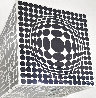 Vega Cox Positif-cube 1970 Sculpture by Victor Vasarely - 1