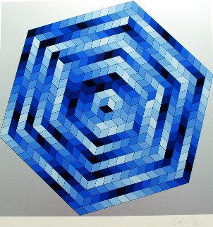 Sette 1988 Limited Edition Print - Victor Vasarely