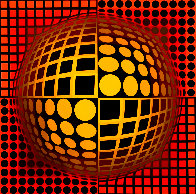 Domo Limited Edition Print by Victor Vasarely - 0 Domo Limited Edition Print by Victor Vasarely - 0