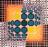 Pink Composition 1982 Limited Edition Print by Victor Vasarely - 0