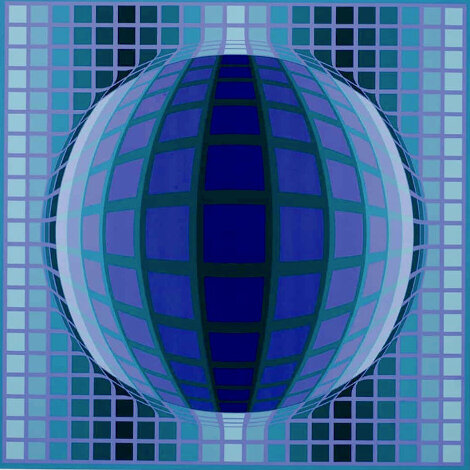 Oetvoes 1990 HS Limited Edition Print - Victor Vasarely