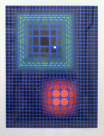 Untitled Lithograph 1980 Limited Edition Print by Victor Vasarely - 0 Untitled Lithograph 1980 Limited Edition Print by Victor Vasarely - 0