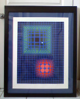 Untitled Lithograph 1980 Limited Edition Print by Victor Vasarely - 1 Untitled Lithograph 1980 Limited Edition Print by Victor Vasarely - 1
