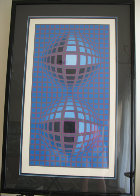 Untitled Serigraph 1974 Limited Edition Print by Victor Vasarely - 1 Untitled Serigraph 1974 Limited Edition Print by Victor Vasarely - 1