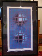 Untitled Serigraph 1974 Limited Edition Print by Victor Vasarely - 3 Untitled Serigraph 1974 Limited Edition Print by Victor Vasarely - 3