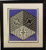 Cubic Relationship Limited Edition Print by Victor Vasarely - 1