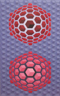 Hat Meb  1971 Limited Edition Print - Victor Vasarely