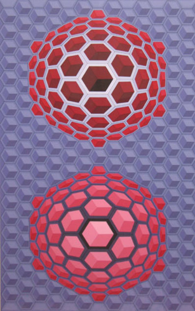 Hat Meb  1971 Limited Edition Print by Victor Vasarely