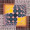 Pink Composition Limited Edition Print by Victor Vasarely - 0
