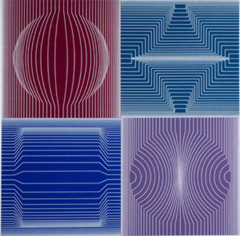 Tokyo 1982 Limited Edition Print - Victor Vasarely