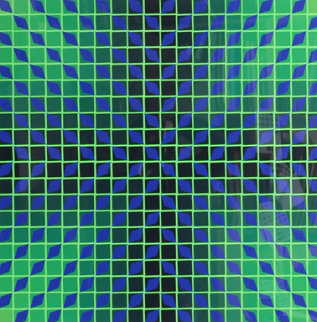 Jindey Limited Edition Print - Victor Vasarely Jindey Limited Edition Print - Victor Vasarely