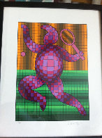 Tennis Player 2 Limited Edition Print by Victor Vasarely - 2 Tennis Player 2 Limited Edition Print by Victor Vasarely - 2