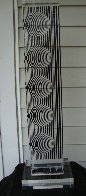 Zebra Tower Acrylic Sculpture 1990 24 in Sculpture by Victor Vasarely - 8 Zebra Tower Acrylic Sculpture 1990 24 in Sculpture by Victor Vasarely - 8