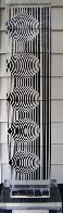 Zebra Tower Acrylic Sculpture 1990 24 in Sculpture by Victor Vasarely - 1 Zebra Tower Acrylic Sculpture 1990 24 in Sculpture by Victor Vasarely - 1