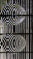Zebra Tower Acrylic Sculpture 1990 24 in Sculpture by Victor Vasarely - 2 Zebra Tower Acrylic Sculpture 1990 24 in Sculpture by Victor Vasarely - 2