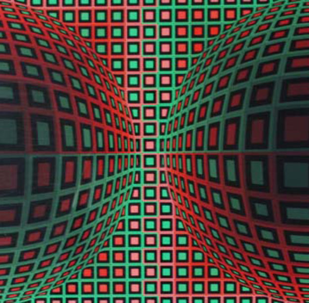 Untitled Screenprint AP 1970 Limited Edition Print by Victor Vasarely