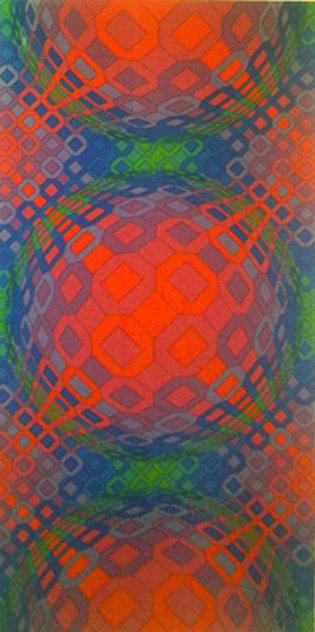 Untitled Serigraph 1970 Limited Edition Print by Victor Vasarely