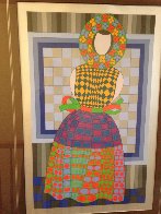 Fille Femme 1982 Limited Edition Print by Victor Vasarely - 2 Fille Femme 1982 Limited Edition Print by Victor Vasarely - 2
