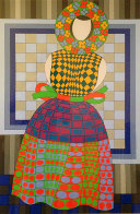 Fille Femme 1982 Limited Edition Print by Victor Vasarely - 0 Fille Femme 1982 Limited Edition Print by Victor Vasarely - 0