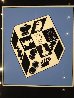 Chess Blue 1950 (EARLY) HS Limited Edition Print by Victor Vasarely - 1