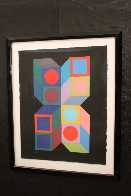 Hexa 5 1987 Limited Edition Print by Victor Vasarely - 1