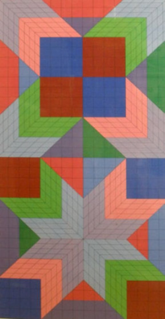 Door 1982 Limited Edition Print by Victor Vasarely Door 1982 Limited Edition Print by Victor Vasarely