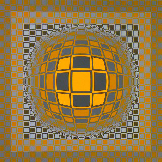 Zeng 1975 Limited Edition Print - Victor Vasarely